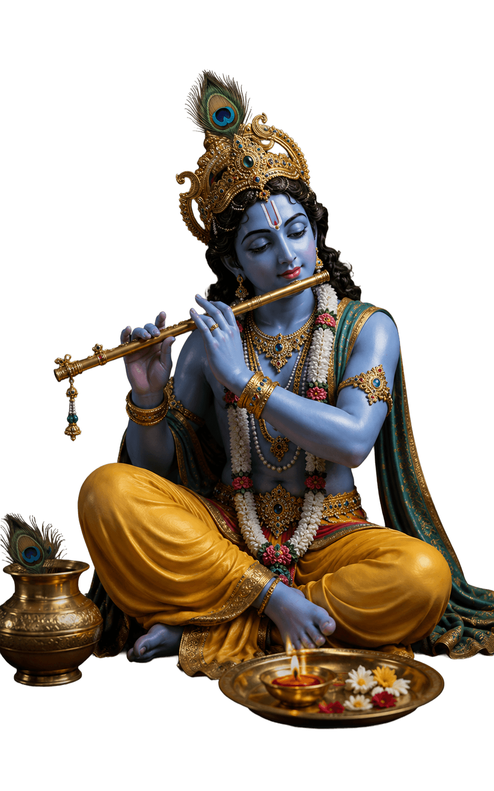 Sacred deity image representing DarshanPuja spiritual devotion