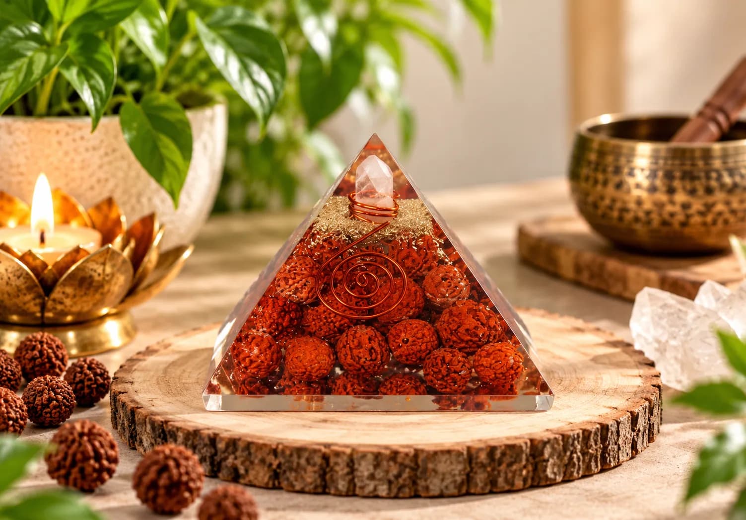 Rudraksha Orgonite